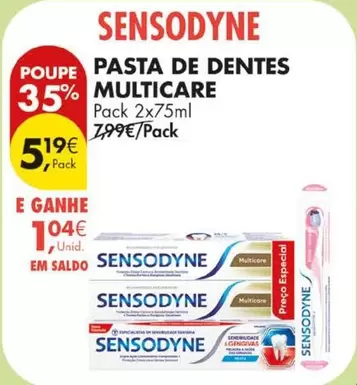 Sensodyne - Pasta De Dentes Multicare