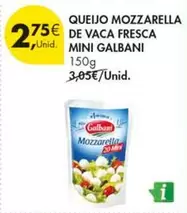 Galbani - Queijo Mozzarella De Vaca Fresca Mini