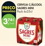 Sagres Mini - Cerveja C/ Álcool