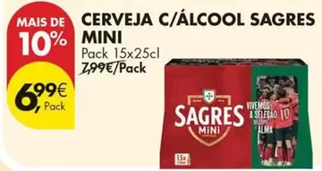 Sagres Mini - Cerveja C/alcool