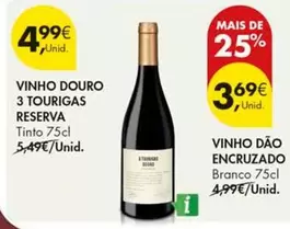Vinho Douro 3 Tourigas Reserva