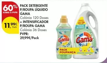 Gama - Pack Detergente P/Roupa Liquido