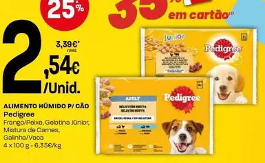 Pedigree - ALIMENTO HÚMIDO P/ Cão