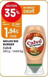 Calvé - Molho Big Burger