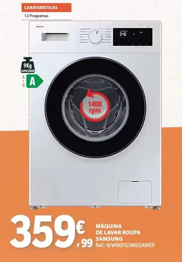 Samsung - Máquina De Lavar Roupa