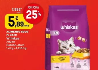 Whiskas - Alimento Seco P/Gato