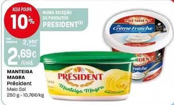 Président - Manteiga