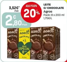 Agros - Leite C/Chocolate