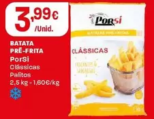 Porsi - Batata Pre-Frita Clássicas/Palitos