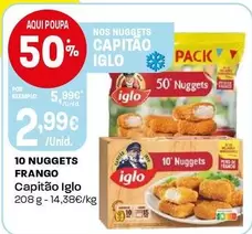 Capitão Iglo - 10 Nuggets Frango