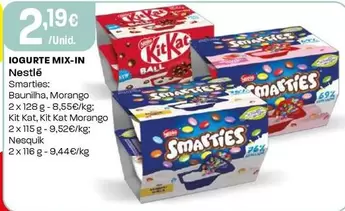 Nestlé - Iogurte Mix-In Kit Kat/Morango Nesquik