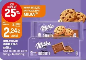 Milka - Bolachas Cobertas
