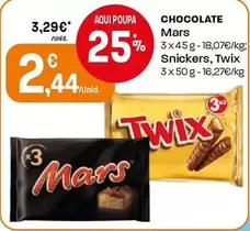 Mars/Snickers/Twix - Chocolate
