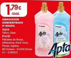 Apta - Amaciador Concentrado P/Roupa
