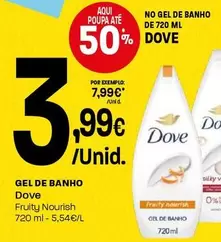 Dove - Gel De Banho