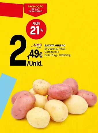 Batata Girasol