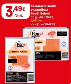 Porsi Select - Salmão Fumado Da Escocia