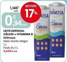 Mimosa - Leite Especial Calcio + Vitamina D