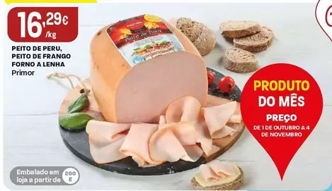 Primor - Peito De Peru, Peito De Frango Forno A Elena