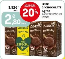 Agros - Leite C/Chocolate
