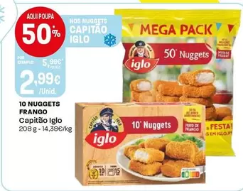 Capitão Iglo - 10 Nuggets Frango
