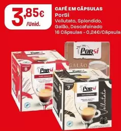 Porsi - Café Em Cápsulas