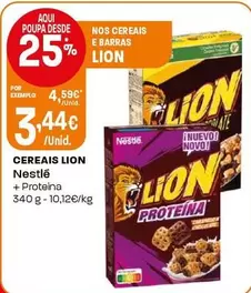 Nestlé - Cereais Lion/Proteina