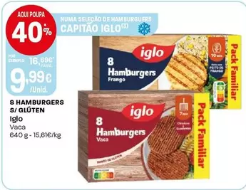 Iglo - Hambúrguers S/Gluten