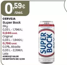Super Bock - Cerveja Sky/Original
