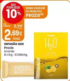 Infusão H20 Prozis Ananás