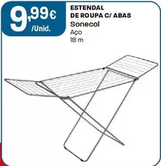 Estendal De Roupa C/Abas Sonecol   Aço 