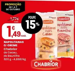 Chabrior - Napolitanas C/Creme