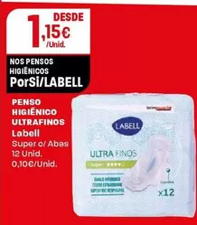 Labell - Penso Higiénico Ultrafinos