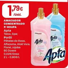 Apta - Amaciador Concentrado P/Roupa