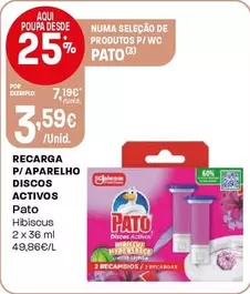 Pato - Recarga P/Aparelho Discos Activos Hibiscus