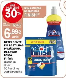 Finish - Detergente Em Pastilhas P/Maquina De Lavar Loica