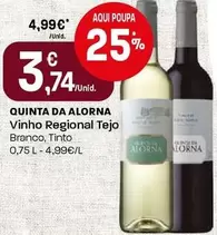 Quinta De Alorna - Vinho Regional Tejo Branco/Tinto