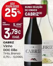 Cabriz - Vinho Doc Dão Tinto/Branco