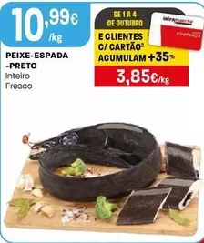 Peixe-Espada-Preto Inteiro Fresco