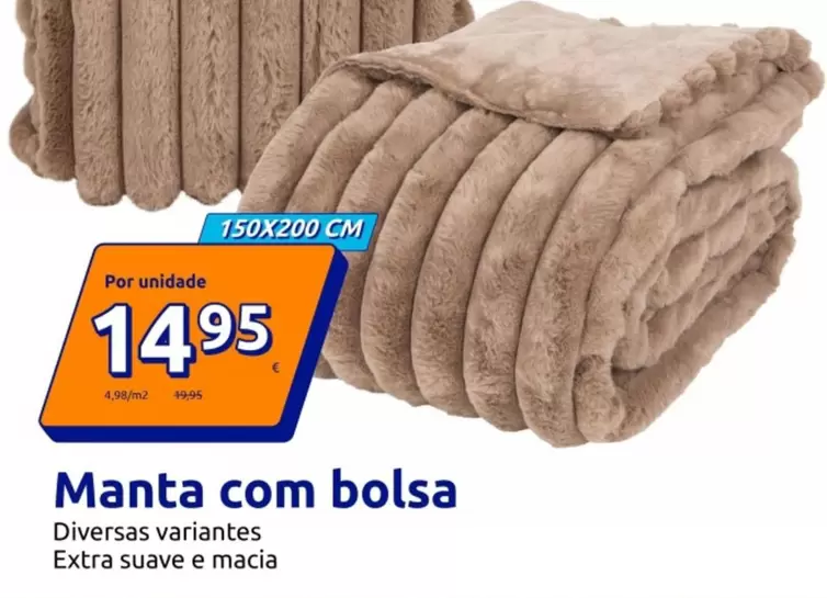 Manta Com Bolsa