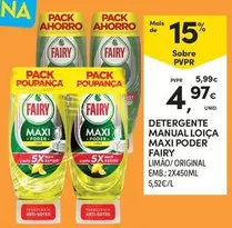 Fairy - Detergente Manual Loiça Maxi Poder