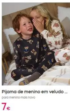 Pijama De Menino Em Veludo