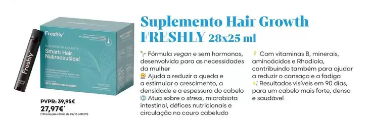 Freshly - Suplemento Hair Growth