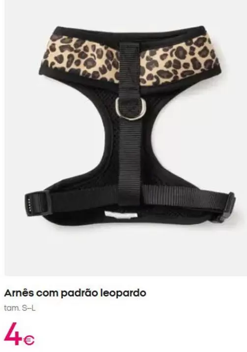 .Com - Arnés Com Padrão Leopardo