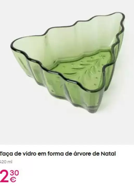 forma+ - Taça De Vidro Em Forma De Arvore De Natal