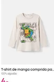 T-shirt De Manga Comprida Pa.