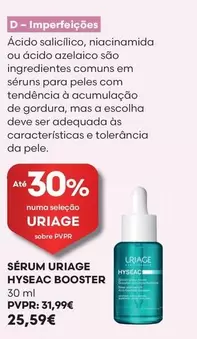 Uriage - Serum: Hyseac Booster