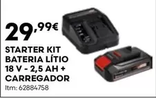 Starter Kit Bateria Lítio 18 V-2,5 Ah +