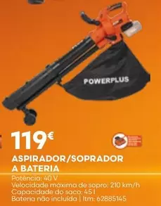 A+ - Aspirador /soprador A Bateria