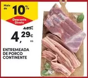 Continente - Entremeada De Porco